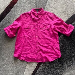 Lauren Ralph Lauren Hot Punk Exclusive Linen Shirt